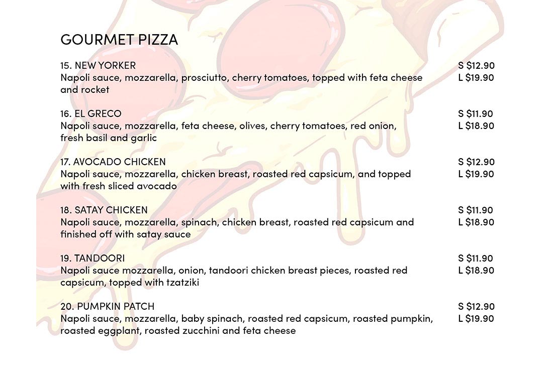 Cheezy Pizza | Menu